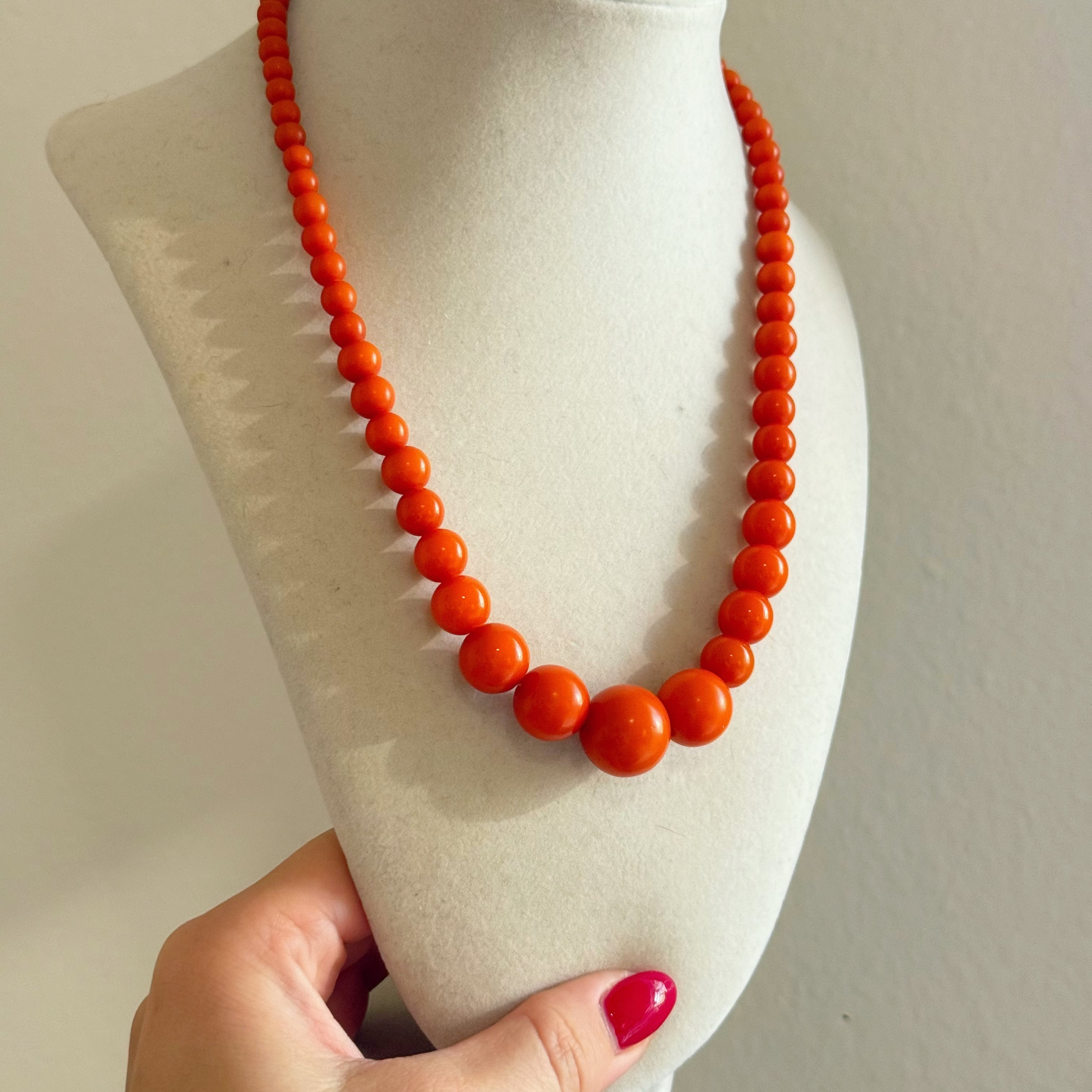 Vintage Bakelite Bead Necklace