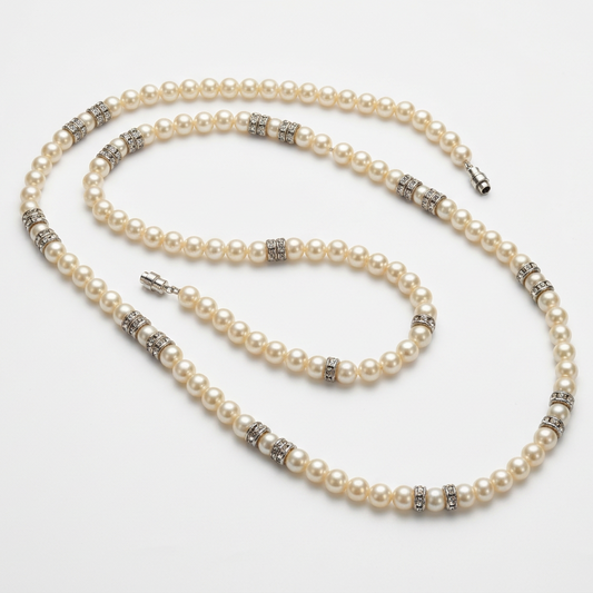 Vintage Mid-Century Faux Pearl Necklace